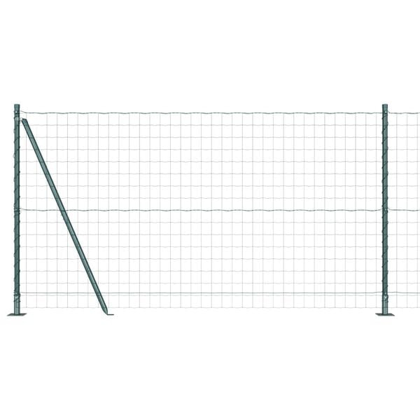 vidaXL Gard cu St&acirc;lp Verde 1,2 x 25 m Oțel