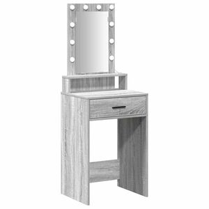 vidaXL Masă de Machiaj cu sertar Gri 50 x 41 x 140 cm Lemn compozit