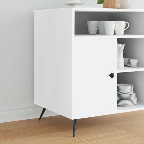 vidaXL Picioare verticale 2 pcs Negru 56 x 56 x 100 mm Fier