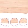 vidaXL Blat masă 180x50x(2-6) cm lemn stejar netratat contur organic
