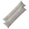 vidaXL Husă pentru pernă 2 pcs HEERLEN Gri deschis 40 x 145 cm