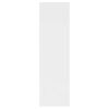 vidaXL Raft de perete, alb, 75x16x55 cm, lemn prelucrat