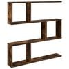vidaXL Raft de perete Stejar fumuriu 80 x 12 x 79,5 cm Lemn prelucrat