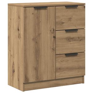 vidaXL Dulap, stejar artizanal, 60x30x70 cm, lemn prelucrat