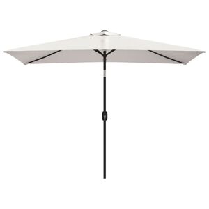 vidaXL Umbrelă de soare dreptunghiulară 200 x 300, Alb nisip