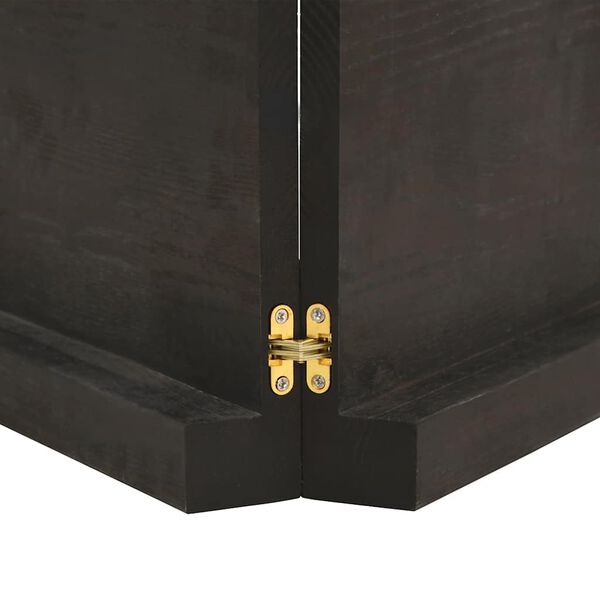 vidaXL Blat masă, 220x50x6 cm, gri, lemn stejar tratat contur organic