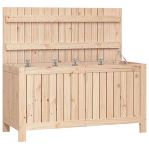 vidaXL Cutie de depozitare grădină, 115x49x60 cm, lemn masiv de pin