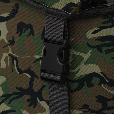 vidaXL Rucsac în stil militar, XXL, 65 L, camuflaj