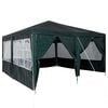 vidaXL Cort pentru Petreceri Verde 400 x 400 x 266 cm Polietilenă