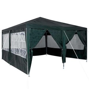 vidaXL Cort pentru Petreceri 400 x 400 x 266 cm Verde Polietilenă