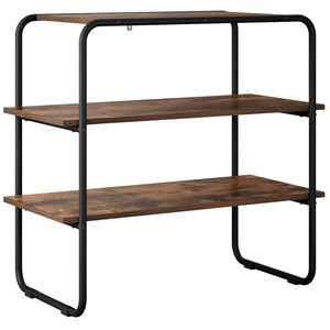 vidaXL Masă de consolă Stejar fumuriu 60 x 41 x 75 cm Lemn prelucrat
