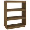 vidaXL Bibliotecă/Separator cameră maro miere 80x35x103 cm lemn pin