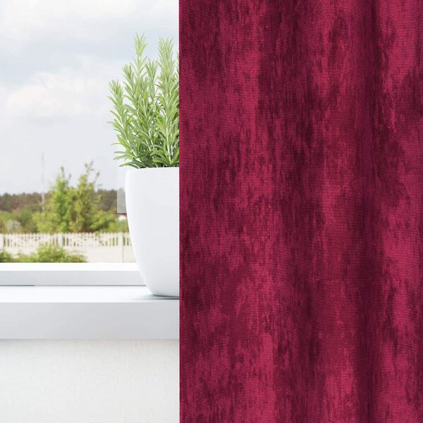 vidaXL Cortine din catifea cu perdele 2 pcs bordo 245 x 140 cm Catifea