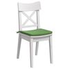vidaXL Perne de Șezut 4 pcs Verde deschis 40 x 40 x 3 cm Catifea