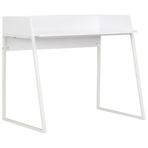 vidaXL Birou, alb, 90 x 60 x 88 cm