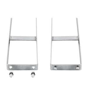 vidaXL Țăruși de sol pentru gard din WPC, 2 buc., 40 cm, oțel