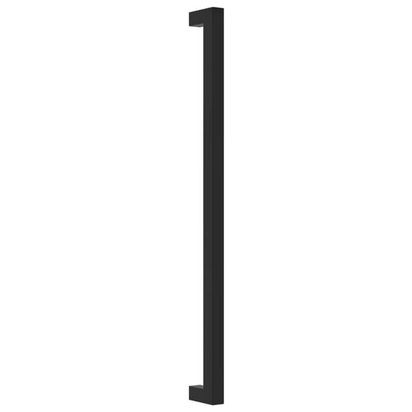 vidaXL Mânere de dulap, 5 buc., negru, 320 mm, oțel inoxidabil