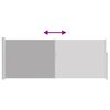 vidaXL Copertină laterală retractabilă, gri, 120x300 cm