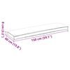 vidaXL Set de perne pentru palet 2 pcs Bej 150 x 40 x 8 cm
