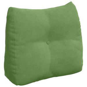 vidaXL Perna pentru spate Verde deschis 60 x 24 x 50 cm Catifea