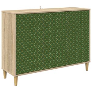 vidaXL Bufet GELEEN Sonoma 102 x 33 x 75 cm Lemn prelucrat