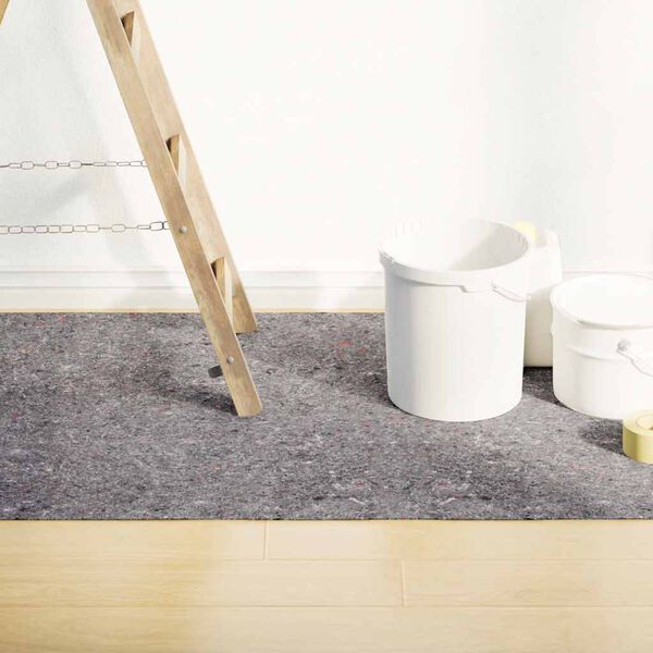 vidaXL L&acirc;ne antiderapante pentru vopsitori 2 buc 25 m 180 g/m&sup2; gri