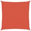 vidaXL P&acirc;nză parasolar, teracotă, 2,5 x 2,5 m, HDPE, 160 g/m&sup2;, pătrat