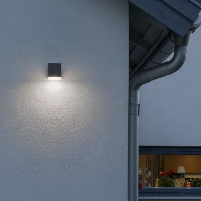 KONSTSMIDE Lampă de perete cu LED "Monza" gri închis, 1x6 W