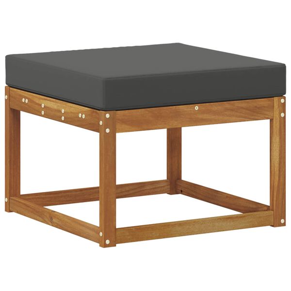 vidaXL Set de canapele de exterior cu pernă 5 pcs Natural și Antracit