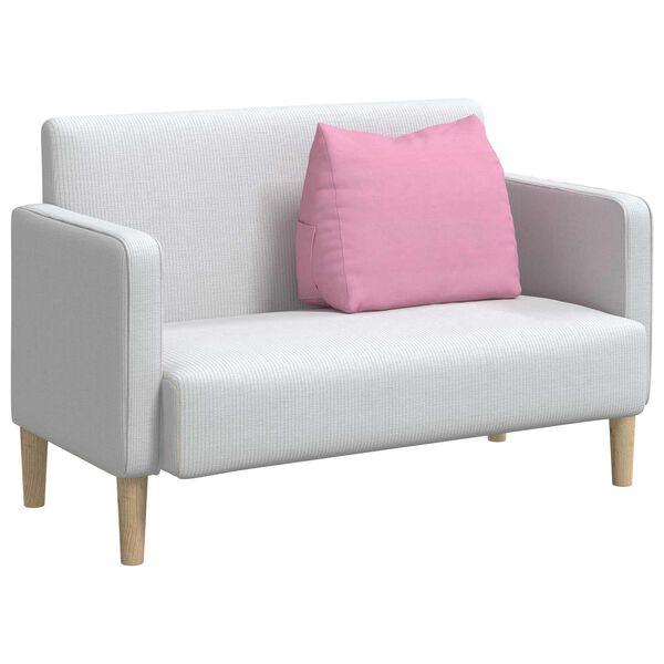 vidaXL Perna pentru spate Roz 60 x 20 x 50 cm țesătură