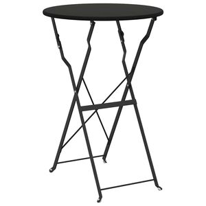 vidaXL Masă de bistro Antracit &Oslash; 50 x 71 cm Oțel acoperit cu pulbere