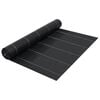 vidaXL Membrană antiburuieni & antirădăcini, negru, 1x200 m, PP