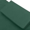 vidaXL Pat șezlong de exterior, verde, material textil