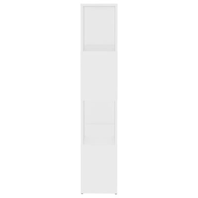 vidaXL Bibliotecă/Separator cameră, alb, 60x24x124,5 cm, PAL