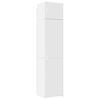 vidaXL Dulap depozitare slim alb 50x42,5x225 cm lemn prelucrat