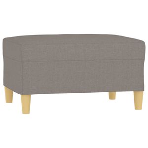 vidaXL Taburet, gri taupe, 70x55x41 cm, material textil