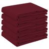 vidaXL Țesătură pentru masă 5 buc. Roșu Vin 160 x 220 cm Poliester