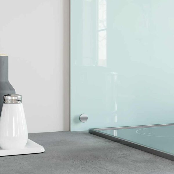 vidaXL Panou antistropi de bucătărie, culoare lapte, 80x60 cm, sticlă securizată