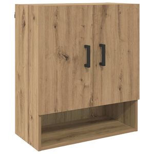 vidaXL Dulap de perete 60 x 31 x 70 cm Lemn prelucrat stejar artizanal