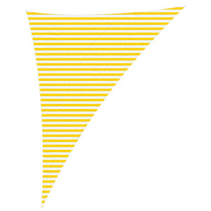 vidaXL P&acirc;nză de umbră Galben și alb 4 x 5 x 6,4 m