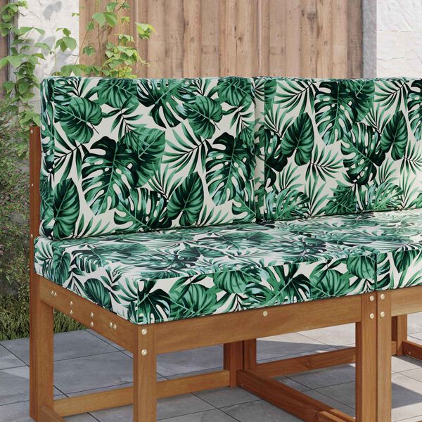 vidaXL Perna pentru canapea de exterior 2 pcs Model cu frunze