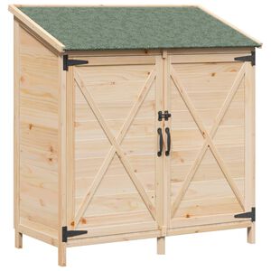 vidaXL Sălaș de grădină natural 106 x 56 x 113,5 cm Lemn de Brad Solid