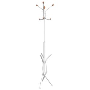 vidaXL Cuier de haine, alb, 176 cm, fier vopsit electrostatic