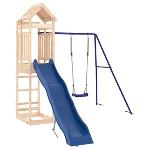vidaXL Set de joacă pentru exterior, lemn masiv de pin