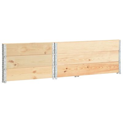 vidaXL Rame pentru paleți, 3 buc., 100 x 150 cm, lemn masiv de pin