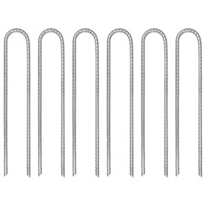 vidaXL Țăruși de cort, 6 buc., 30 cm, &Oslash;8,5 mm, oțel galvanizat