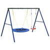 vidaXL Set leagăn de exterior, cu leagăn și leagăn farfurie