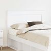 vidaXL Tăblie cap cu headboard Alb 135 cm Lemn compozit