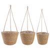 vidaXL 3 buc. natural &Oslash;26 x 19 cm 100% Iarbă de mare