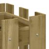 vidaXL Jardinieră grădină design gard 60x30x30cm lemn de pin impregnat